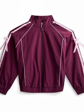 Weekend Academy Kids Track Jacket in Purple & Pink set